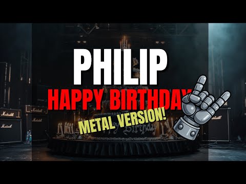 Heavy Birthday for Philip! | Heavy Metal Birthday song Global Birthday Beats
