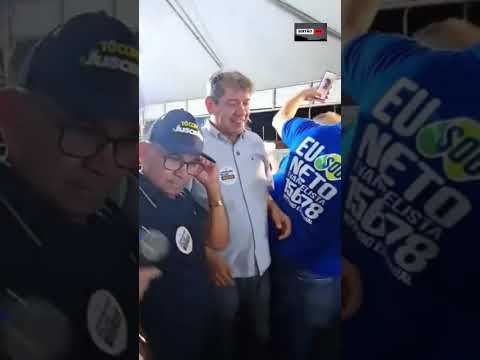 Dr. Alexandre reúne grupo  para recepcionar Juscelino e Neto Evangelista em São João dos Patos
