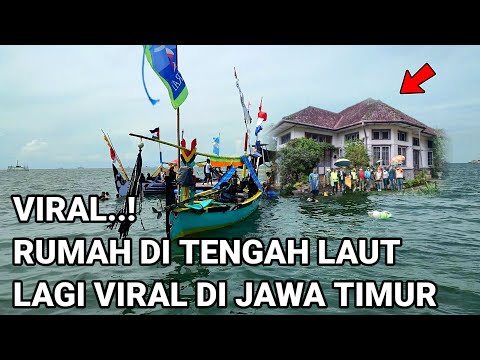 VIRAL! A HOUSE IN THE MIDDLE OF THE SEA IS GOING VIRAL IN EAST JAVA.