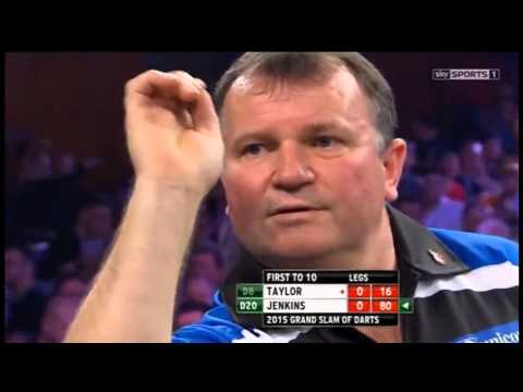 2015 Grand Slam of Darts Round 2 Taylor vs Jenkins  pt1
