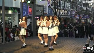 [16.01.10] 에이프릴(April) 직캠 - 스노우맨(Snowman) at 인천 부평 문화의 거리 by 여금