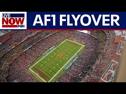 Video | WATCH: Air Force One flies over the Washington Commanders stadium