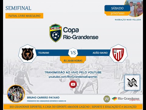 Semifinal Copa Rio-Grandense futsal 2021 - Tsunami x Adão baino