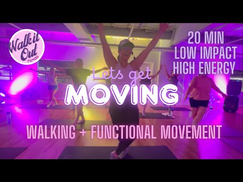 20 Minute Walking Workout - Low Impact High Energy - Walk it Out Fitness LIVE