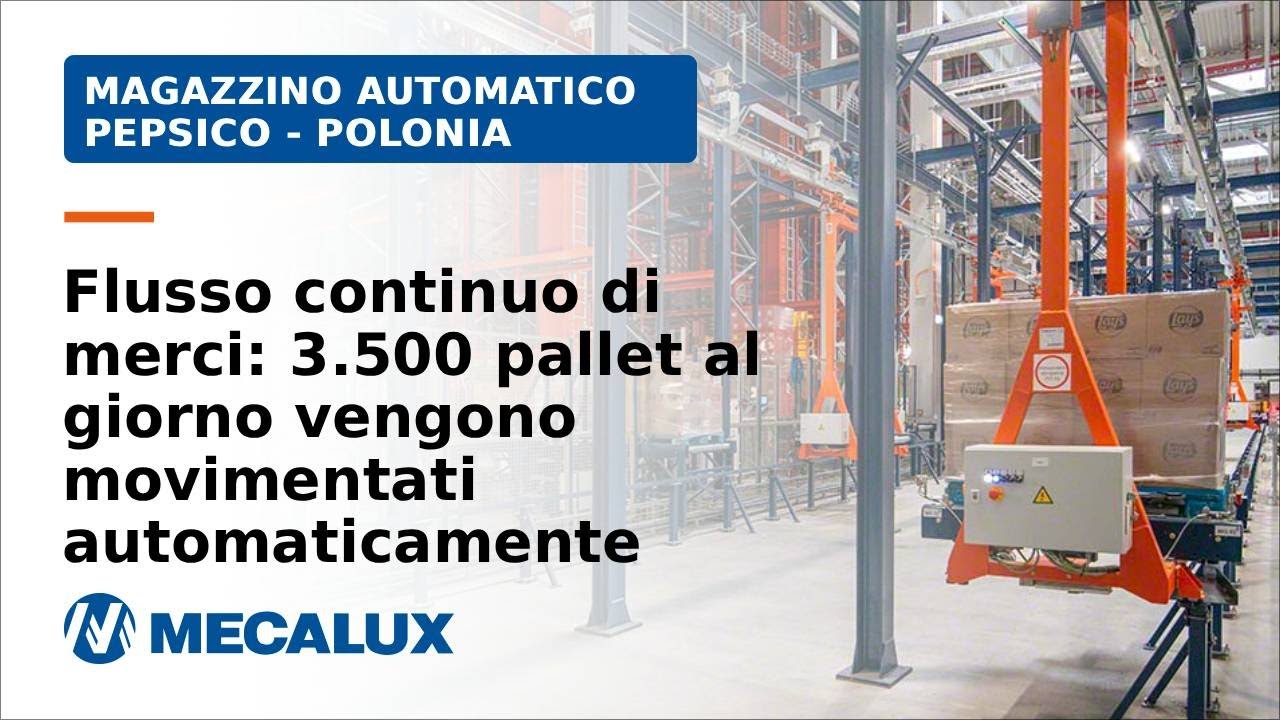 Magazzino automatizzato di PepsiCo in Polonia