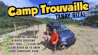 MITSUBISHI DELICA 4X4 CAMPER VAN SA CAMP TROUVAILLE | TANAY RIZAL | 8 RIVER CROSSING #camptrouvaille