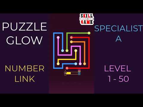 Puzzle Glow | Number Link | Specialist A Level 1- 50 | Walkthrough - YouTube