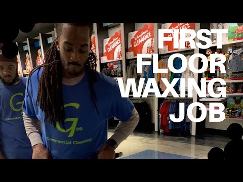 , title : 'Building a commercial cleaning company - learning how to strip and wax floors'