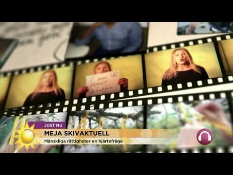 "Nu ska hon göra något konstigt igen" - Meja om reaktioner på engagemang - Nyhetsmorgon (TV4)