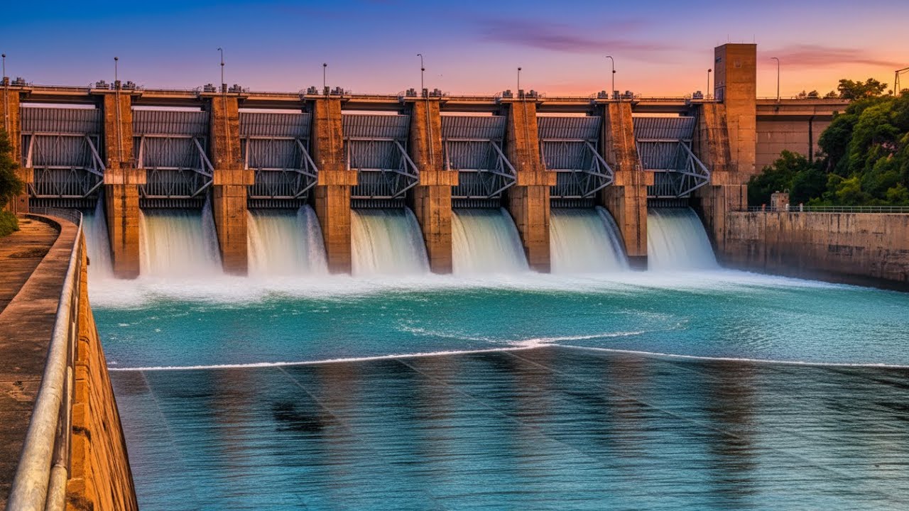 Mega Spillway Flood Release Captured