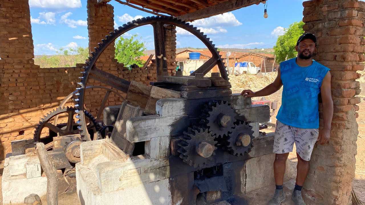 CONHECENDO UM ENGENHO DE CANA ANTIGO COMO É FEITO A RAPADURA