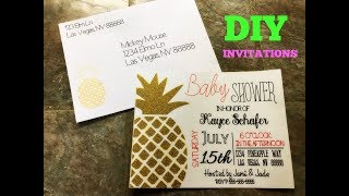 How to make invitations and label envelopes with Cricut Explore and Cricut Pens