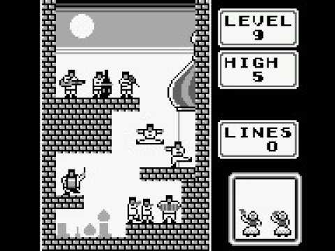 Tetris - B-Type Level 9 High 5 Completed