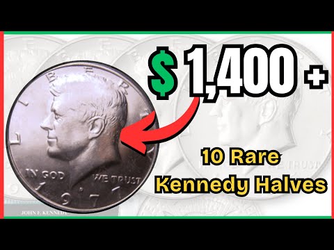 10 VALUABLE KENNEDY HALF DOLLARS WORTH MONEY