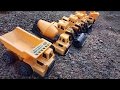 Tiny Small Toys Excavator Dump Truck Road Roller Construction Vehicles Toys For Children Telugu