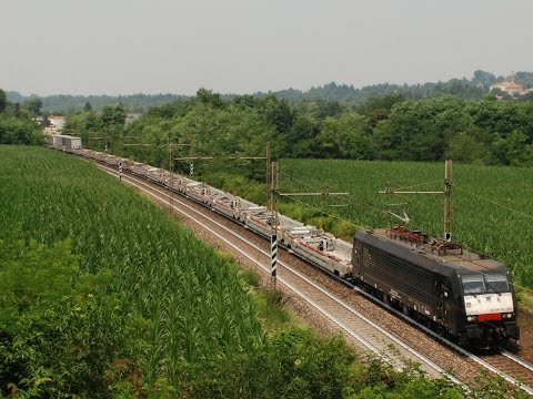 I Treni Della Milano - Chiasso: Tra Eurocity e Merci Di Ogni Tipo!!