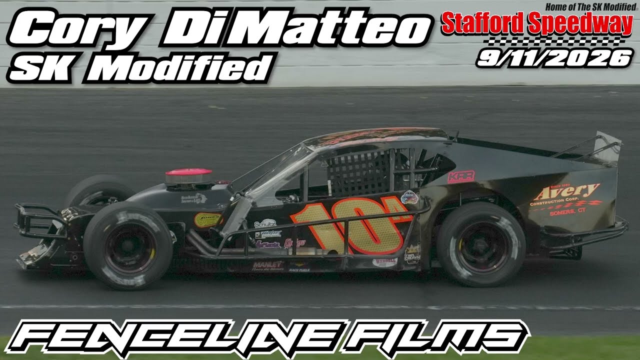 Cory DiMatteo in SK Modified at Stafford Speedway