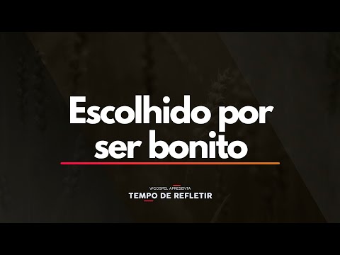 Tempo de Refletir 2437 - Escolhido por ser bonito