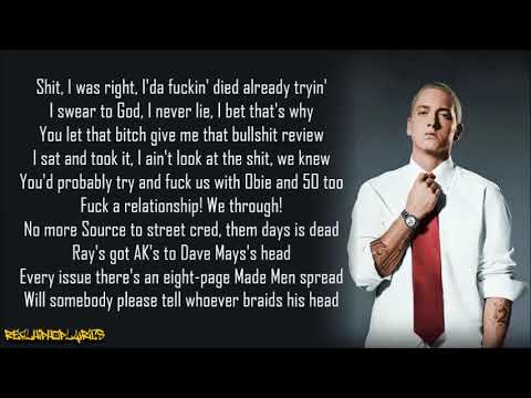 Eminem - The Sauce (Lyrics)