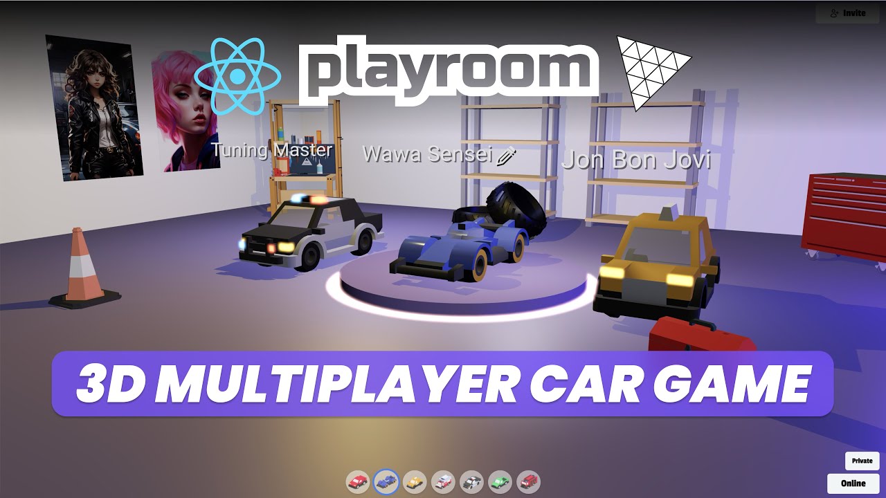 Build a Multiplayer Game Lobby with R3F & Playroom - Wawa Sensei