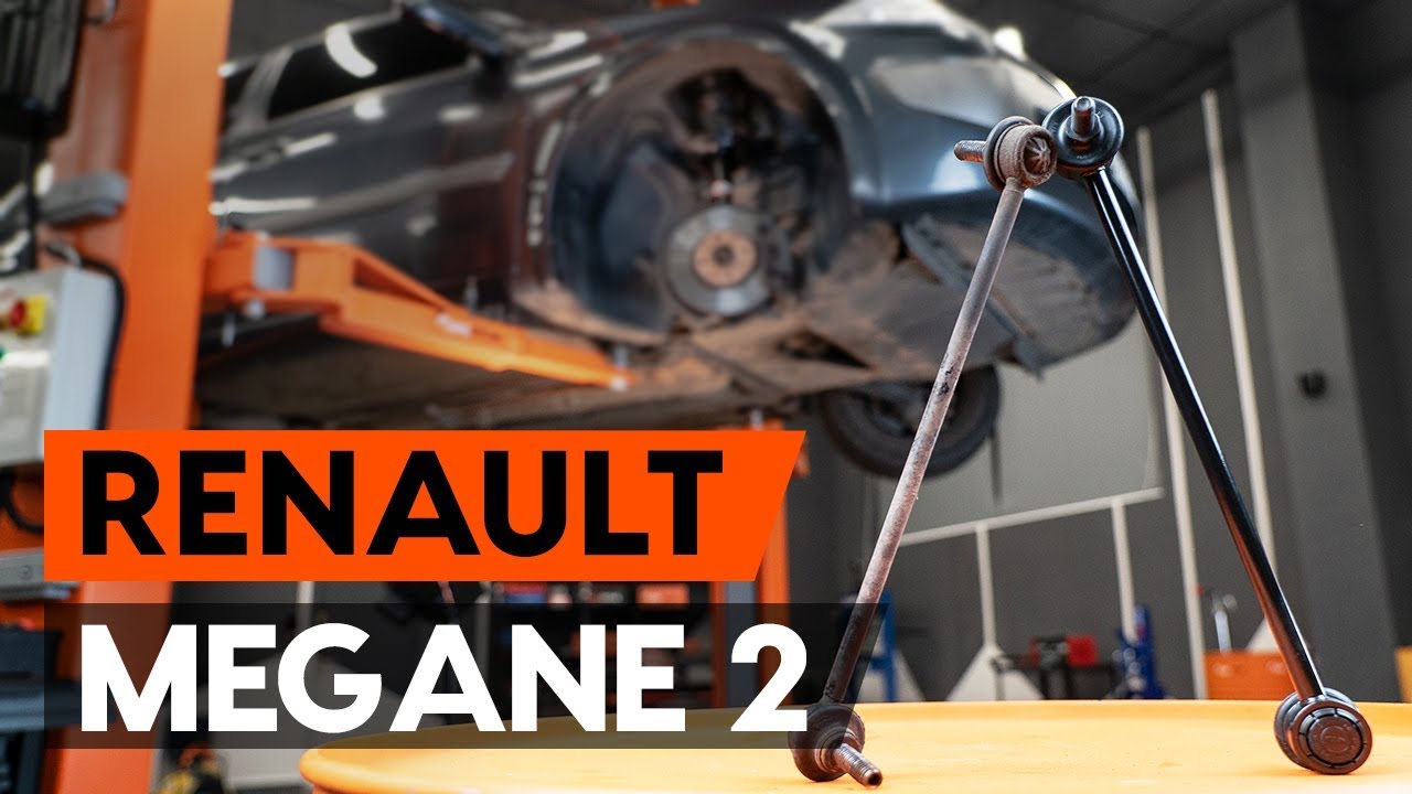 Jak vyměnit přední tyčky stabilizátora na Renault Megane 2 – návod k výměně