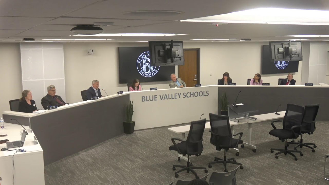 Blue Valley Board of Education Meeting 4-13-2026