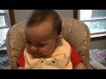 Gavin S First Time Eating Baby Food Meat