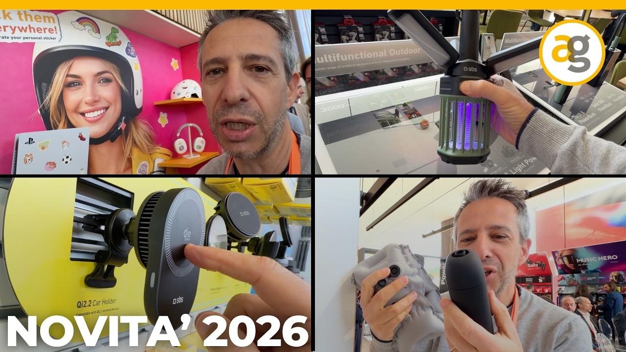 GLI ACCESSORI e GADGET TECH che VEDREMO nel 2026 di SBS