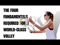 How to volley with power and consistency