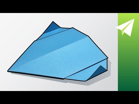 Learn how to make an awesome paper airplane - wind walker