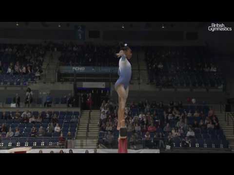 Taeja James Beam GOLD Women’s Junior Apparatus Final 2017 British Gymnastics Championships