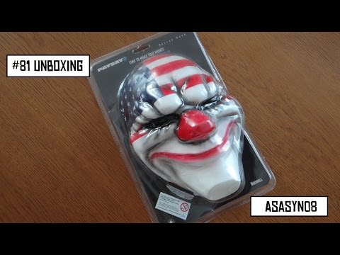 #81 Unboxing: Maska Dallasa z PayDay 2 [PL]