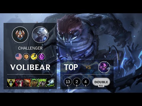 Volibear Top vs Kennen - NA Challenger Patch 10.18