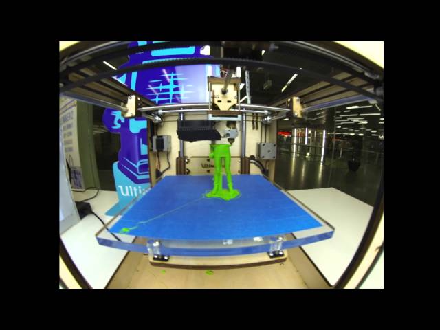 Video Teaser für iGo3D - Zeitraffer 3D Druck eines 3D Personenscans mit Ultimaker Original 3D Drucker von iGo3D.com