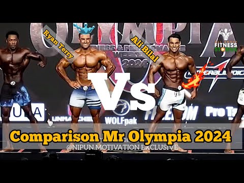 Ryan Terry (England) VS Ali Bilal (Afghanistan) - Mr Olympia 2024 LIVE - Men's Physique Prejudging
