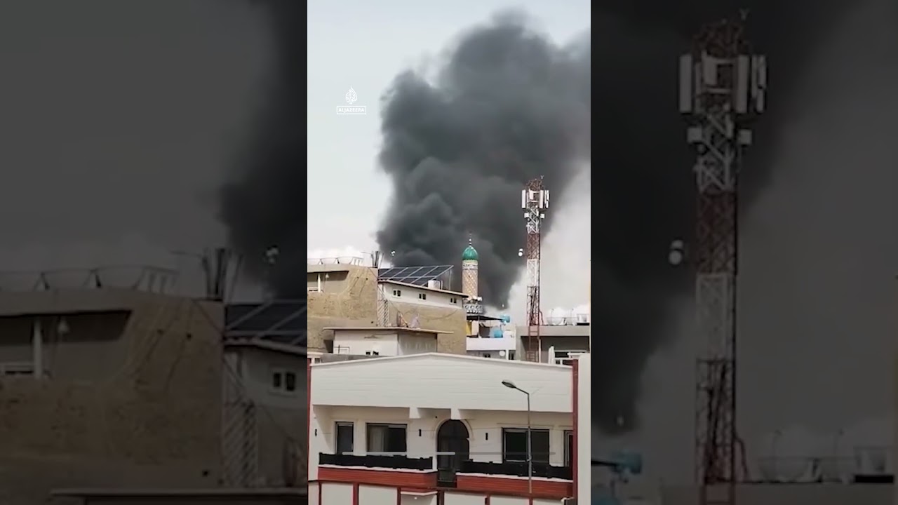 Video | Smoke seen over Baghdad after reported drone attack