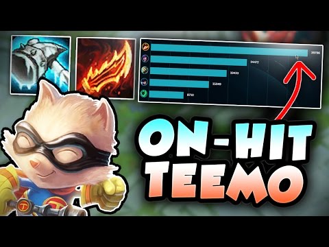 THIS ON-HIT TEEMO BUILD IS ACTUALLY BUSTED! THE BEST BUILD ON TEEMO - League of Legends Gameplay