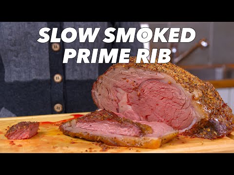 Slow Smoked Prime Rib With Montreal Steak Spice - Glen And Friends Cooking