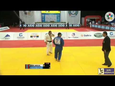 Judo 2013 World Masters Tyumen: Sainjargal (MGL) - Khasbaatar (MGL) [-73kg] semi-final