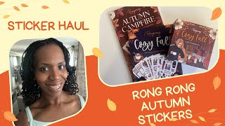 Rong Rong 2025 Autumn Sticker flip through