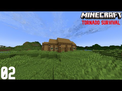 EPIC Minecraft Tornado Survival - New Home!