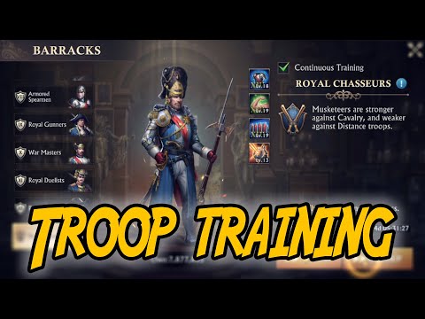 Training Troops after KVK - 370M Power Lost - Guns of Glory