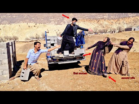 The evil second wife's bad behavior towards the kind man's help to the first pregnant wife.