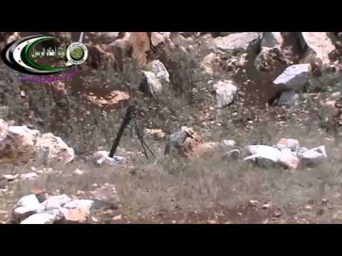 استهداف  قوات النظام بقذائف الهاون من قبل لواء أحرار الجبل الوسطاني في عين الحمرا  في محافظة إدلب