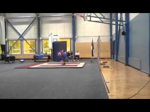 Silver Zikaras (-85 kg) - tõukamine 135 kg (3. katse)  - Eesti MV tõstmises 2016