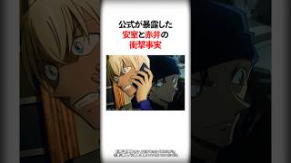 公式が暴露した安室透と赤井秀一の衝撃事実【名探偵コナン】 #Shorts