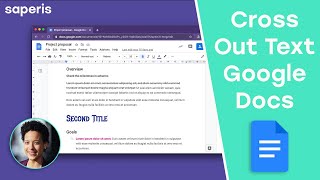 How to Cross out Text in Google Docs