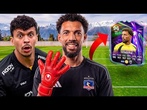 Será que AMADORES conseguem marcar em um GOLEIRO de COPA DO MUNDO?? 😨 (ft. Vózinha)