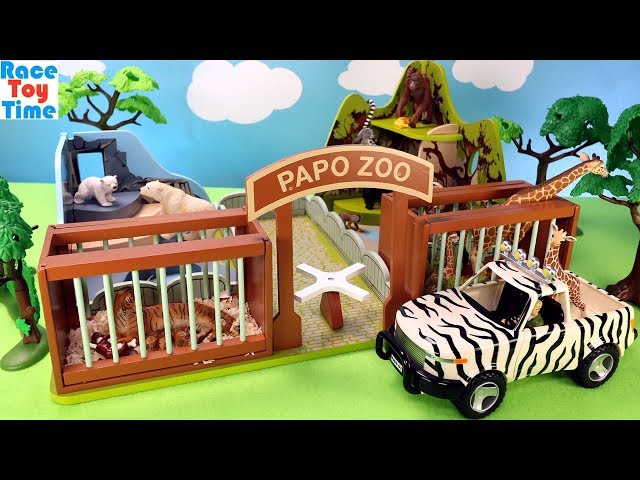 Vídeo relacionado con LXONTSG Figuras de animales de zoológico y selva - 12 piezas de plástico para niños