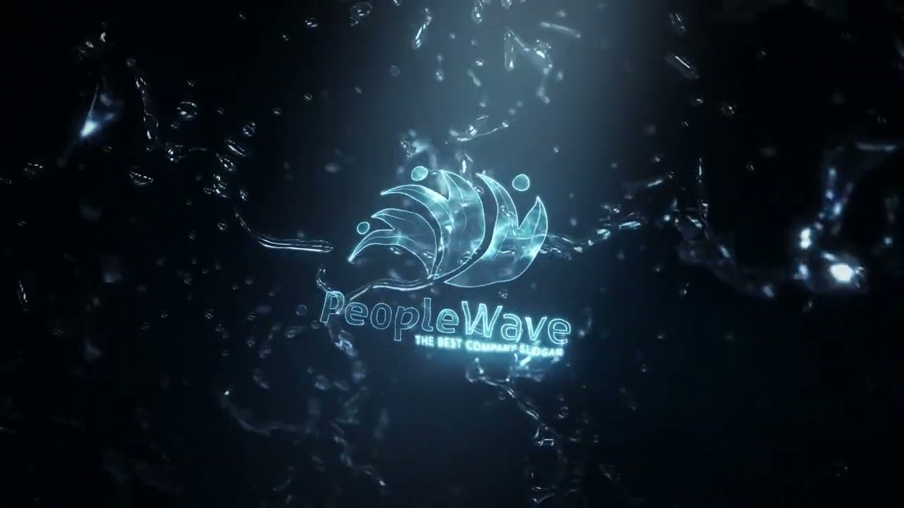 ✨Water Splash Logo – Refreshing Liquid Animation for Dynamic Logo Reveal 